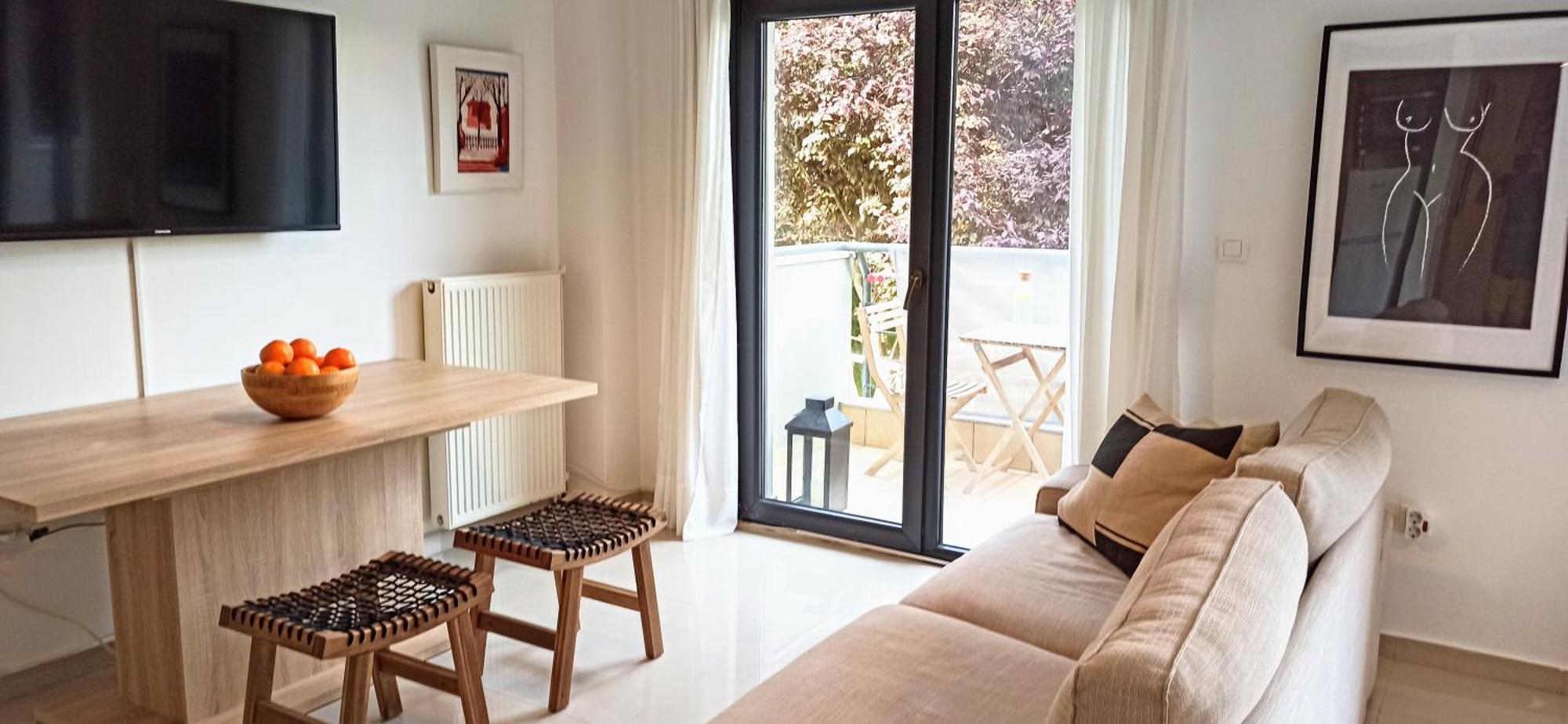Grand Getaway Suite 300Mts From The Beach Peraía Esterno foto