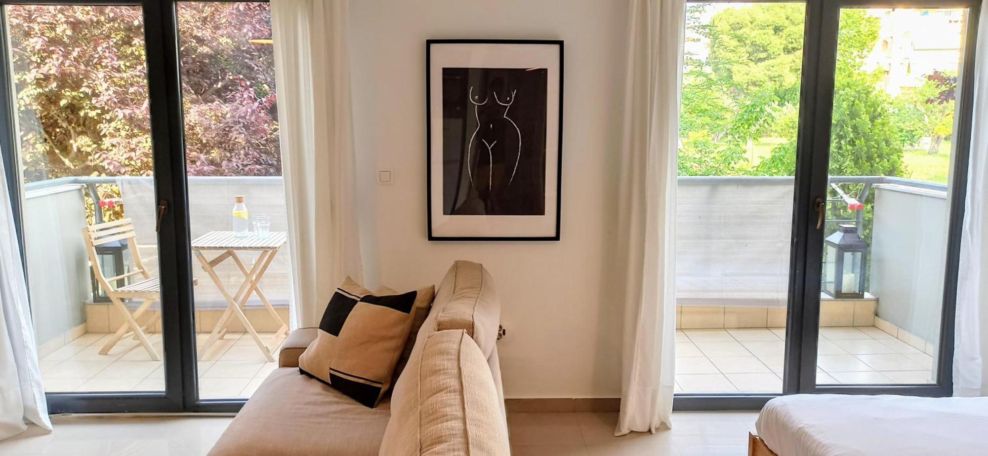 Grand Getaway Suite 300Mts From The Beach Peraía Esterno foto